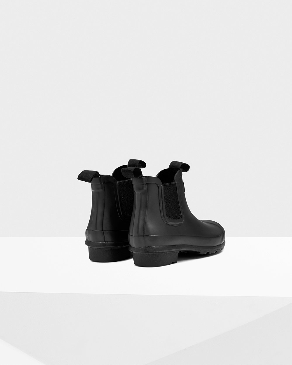 Hunter Niños Original Big - Botas Chelsea Negras - 923-KSFWCO